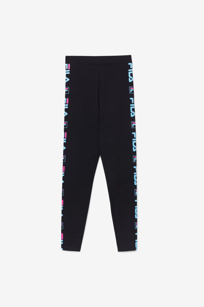 Fila Legging Parma Womens Black - India DLE-156328